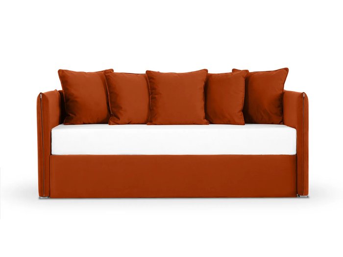 Диван-кровать Milano 90х190 терракотового цвета