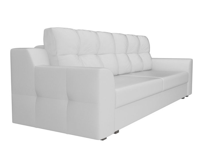 Прямой диван-кровать Сансара белого цвета (экокожа) - лучшие Прямые диваны в INMYROOM