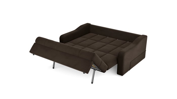 Диван Стелла Лайт 180х200 коричневого цвета - лучшие Прямые диваны в INMYROOM