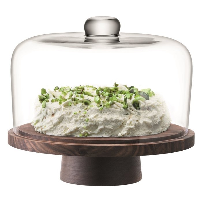Блюдо со стеклянной крышкой City круглое - лучшие Аксессуары для кухни в INMYROOM