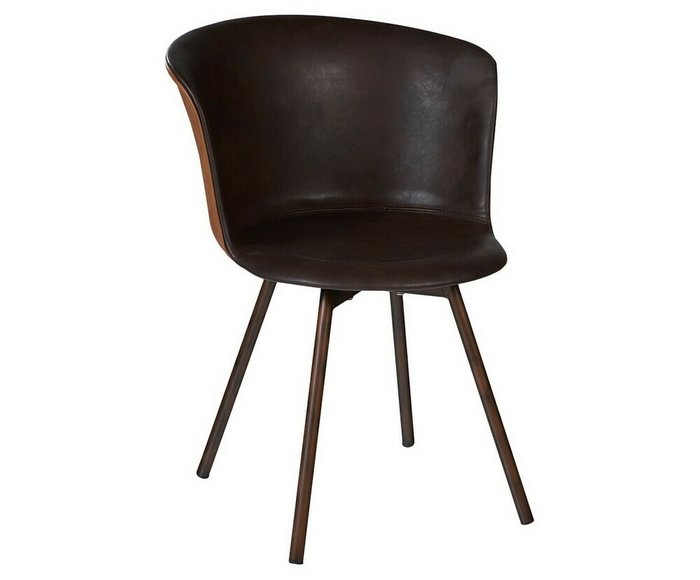 Кресло темно-коричневого цвета