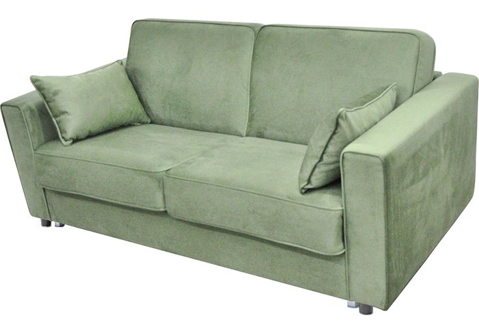 Диван-кровать Глен M зеленого цвета - купить Прямые диваны по цене 126700.0
