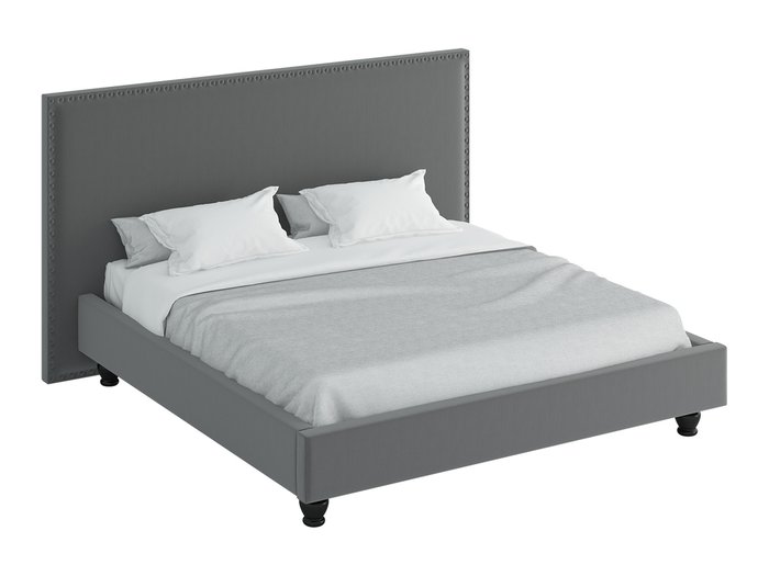 Кровать "Blues" с высокой спинкой и декоративными элементами 200х200 