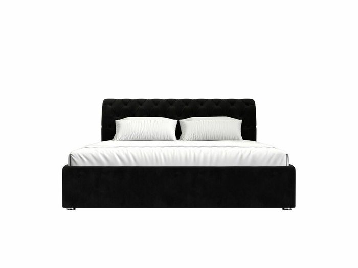 Кровать Сицилия 160х200 черного цвета с подъемным механизмом - купить Кровати для спальни по цене 88999.0