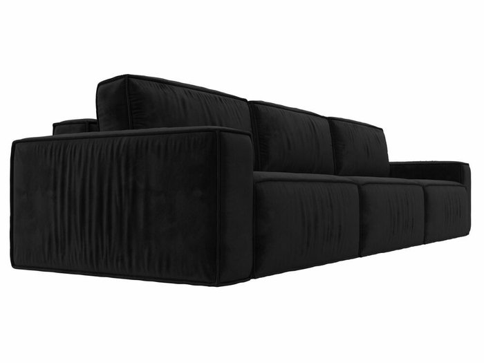 Диван-кровать Прага Классик лонг черного цвета - лучшие Прямые диваны в INMYROOM