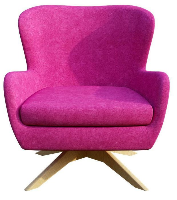 Кресло Фэй малинового цвета - купить Интерьерные кресла по цене 69090.0