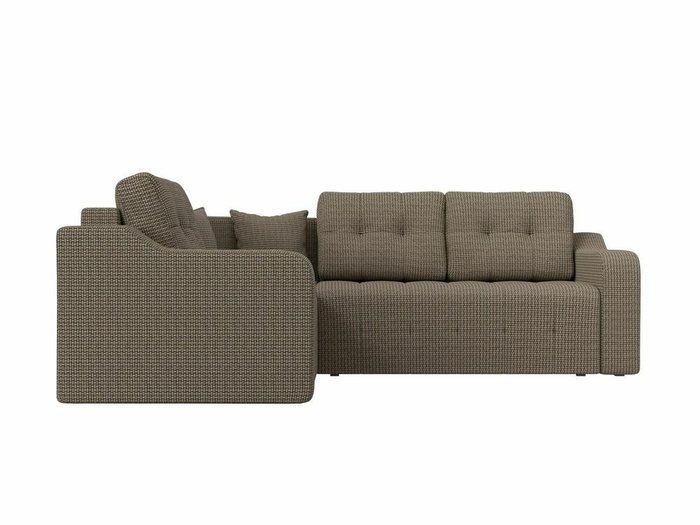 Угловой диван-кровать Кембридж бежево-коричневого цвета левый угол - купить Угловые диваны по цене 58999.0