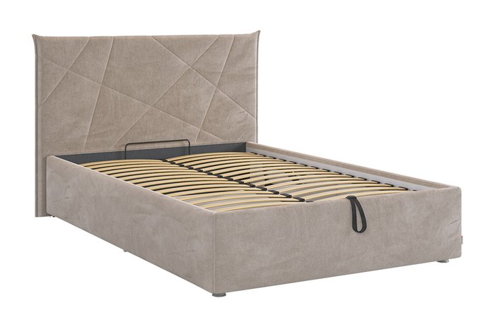 Кровать Квест 120х200 бежево-коричневого цвета с подъемным механизмом - купить Кровати для спальни по цене 25280.0