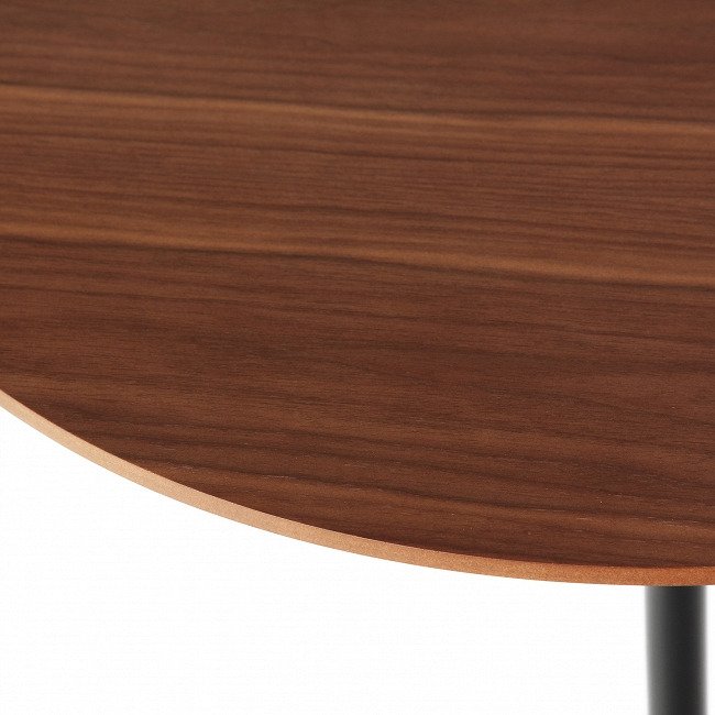 Кофейный стол Tulip с деревянной столешницей   - купить Кофейные столики по цене 16263.0