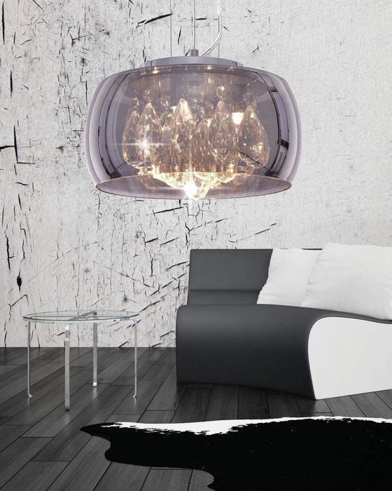Подвесной светильник Tosso с прозрачным абажуром - купить Подвесные люстры по цене 35200.0