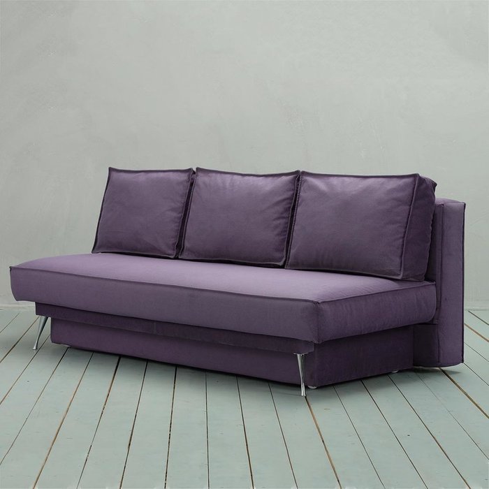 Диван-кровать Модена Galaxy фиолетового цвета - купить Прямые диваны по цене 19990.0