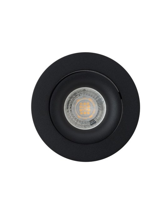 Точечный встраиваемый светильник черного цвета  - купить Встраиваемые споты по цене 749.0