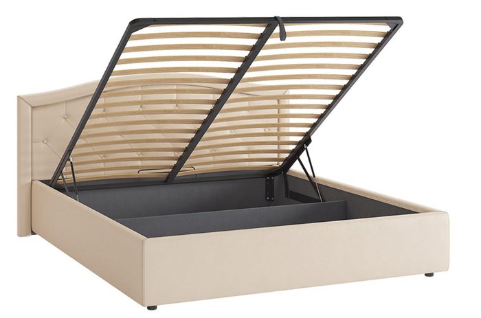 Кровать Верона 180х200 кремового цвета с подъемным механизмом - лучшие Кровати для спальни в INMYROOM