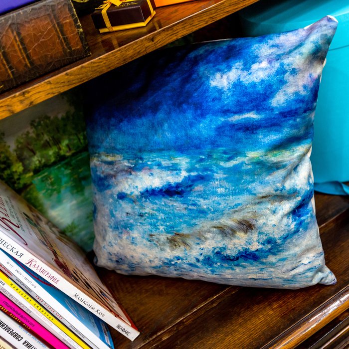 Декоративная арт подушка Морской пейзаж - лучшие Декоративные подушки в INMYROOM