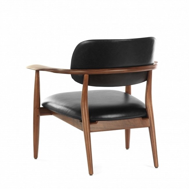 Кресло Slow в обивке черного цвета - лучшие Интерьерные кресла в INMYROOM