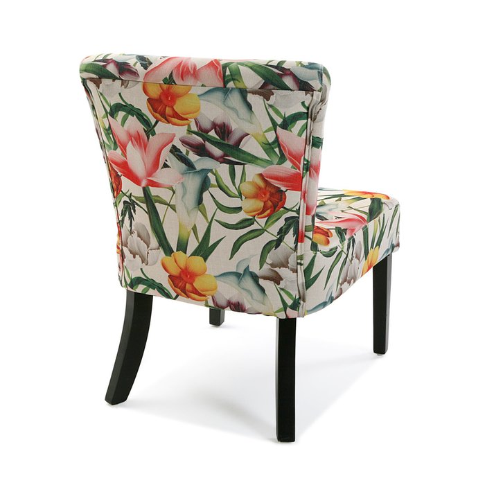 Кресло Flores из ткани и дерева  - лучшие Интерьерные кресла в INMYROOM