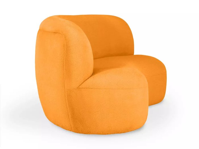 Диван Patti М оранжевого цвета - лучшие Прямые диваны в INMYROOM