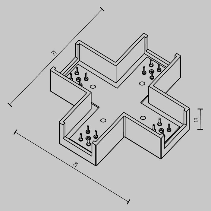 Комплектующие для трековой системы Technical TRA160CX-11B Accessories for tracks Elasity Гибкая трековая система ELASITY - лучшие Соединитель (коннектор) для треков в INMYROOM Комплектующие для трековой системы Technical TRA160CX-11B Accessories for tracks Elasity Гибкая трековая система ELASITY - лучшие Соединитель (коннектор) для треков в INMYROOM