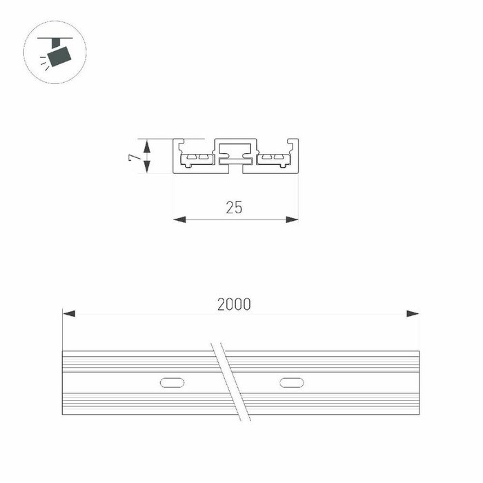 Трек Arlight MAG-VIBE-TRACK-257-2000 (BK-BK) 053252 - купить Шинопровод по цене 4213.0 Трек Arlight MAG-VIBE-TRACK-257-2000 (BK-BK) 053252 - купить Шинопровод по цене 4213.0