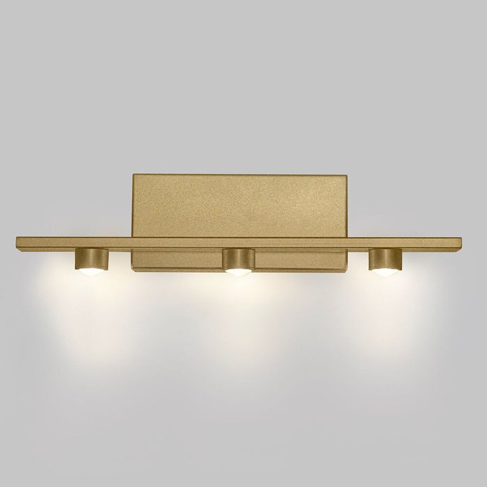 Светильник картинный LED 3*3W 4200K Матовое золото 220V IP20 L=360 мм IL.0040.0050-3 SGD - купить Подсветка для картин по цене 3620 Светильник картинный LED 3*3W 4200K Матовое золото 220V IP20 L=360 мм IL.0040.0050-3 SGD - купить Подсветка для картин по цене 3620