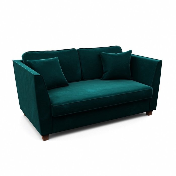 Двухместный диван Уолтер M зеленого цвета - купить Прямые диваны по цене 78430.0