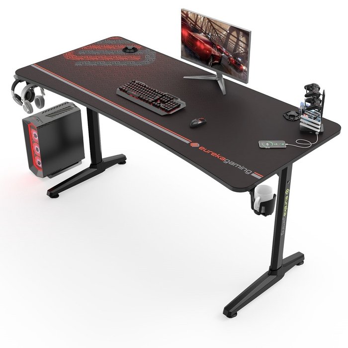 Игровой компьютерный стол L черного цвета  - купить Письменные столы по цене 29990.0