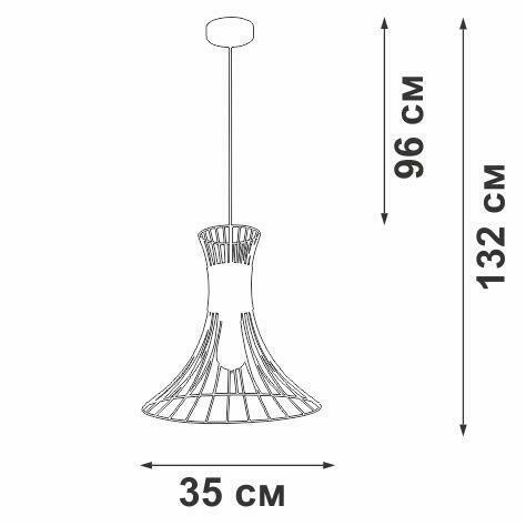 Подвесной светильник из металла - лучшие Подвесные светильники в INMYROOM