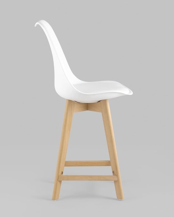 Стул полубарный Frankfurt белого цвета - лучшие Барные стулья в INMYROOM