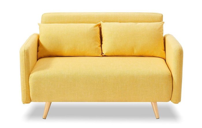 Диван-кровать Cardiff желтого цвета - купить Прямые диваны по цене 48077.0