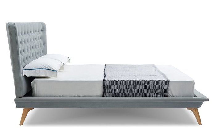 Кровать Bohemia 180х200 серого цвета - лучшие Кровати для спальни в INMYROOM