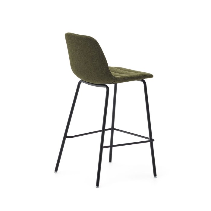 Полубарный стул Zunilda темно-зеленого цвета - лучшие Барные стулья в INMYROOM