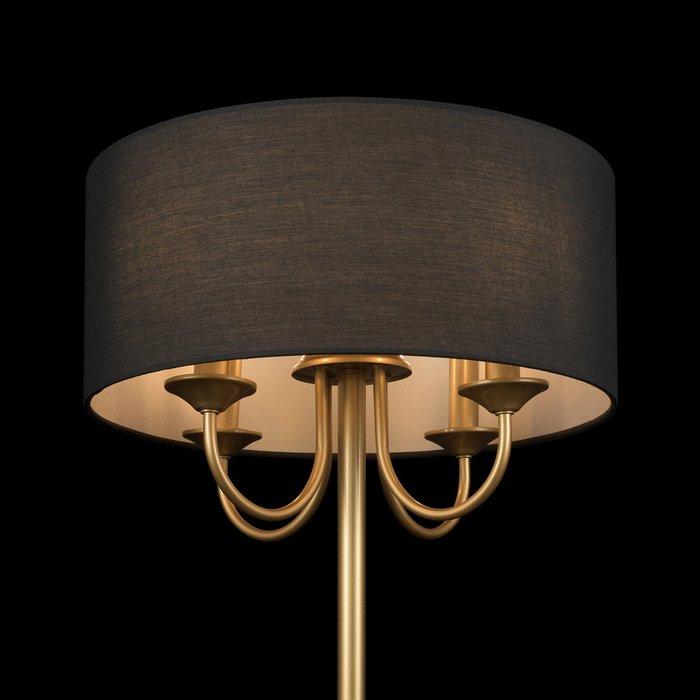 Торшер Balance 10416F GD (ткань, цвет черный) - лучшие Торшеры в INMYROOM