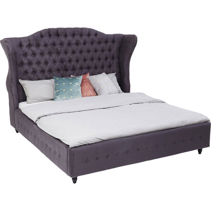Кровать City Spirit 160х200 серого цвета - купить Кровати для спальни по цене 378560.0