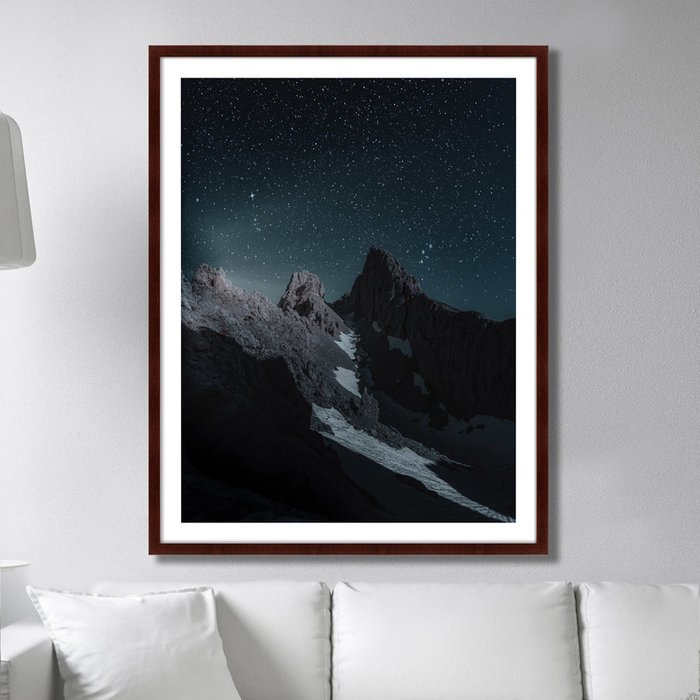 Картина The sky in the night Alps