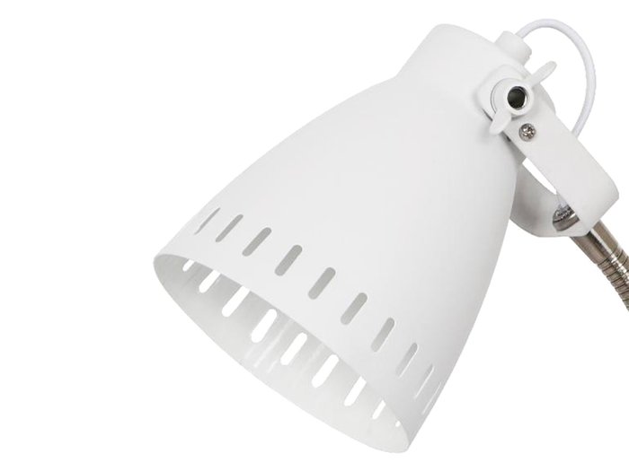 Светильник настольный Lugano белого цвета - купить Рабочие лампы по цене 3690.0