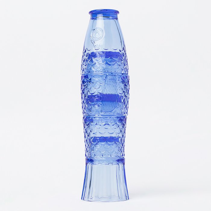 Набор из четырех стаканов Koifish голубого цвета