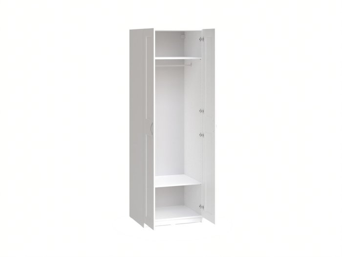 Шкаф двухдверный Макс белого цвета - купить Шкафы распашные по цене 22999.0