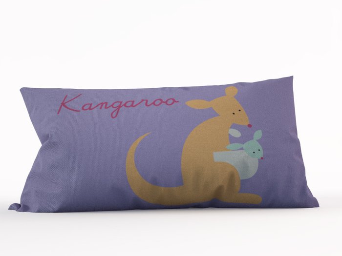 Детская подушка: Милый кенгуру