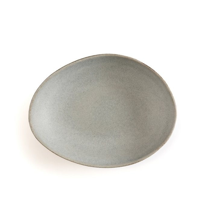 Комплект из двух тарелок Leiria серого цвета - лучшие Тарелки в INMYROOM