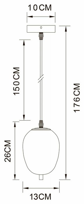Подвесной светильник Arte Lamp FREDDIE A2232SP-1PB - лучшие Подвесные светильники в INMYROOM