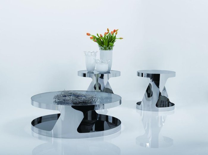 Журнальный столик со стеклянной столешницей  - купить Кофейные столики по цене 62700.0