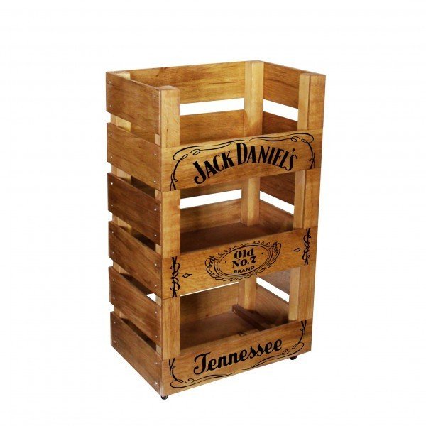 Дубовый стеллаж Jack Daniels