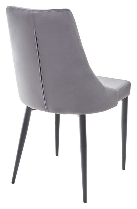 Стул Nepal Bluvel серого цвета с серыми ножками  - лучшие Обеденные стулья в INMYROOM