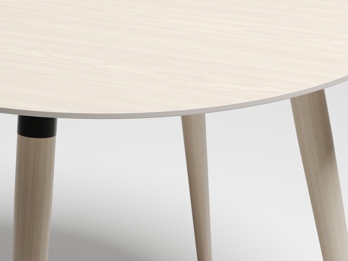 Обеденный стол Bruno S светло-бежевого цвета - купить Обеденные столы по цене 40000.0