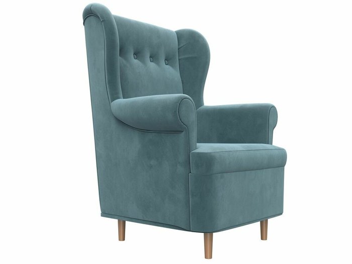 Кресло Торин темно-бирюзового цвета - лучшие Интерьерные кресла в INMYROOM