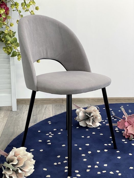 Стул Рамоунз серого цвета - купить Обеденные стулья по цене 6000.0