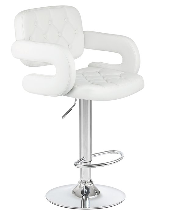 Стул барный Tiesto белого цвета   - купить Барные стулья по цене 9080.0