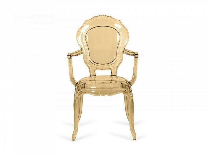 Стул Gentry желтого цвета - лучшие Обеденные стулья в INMYROOM
