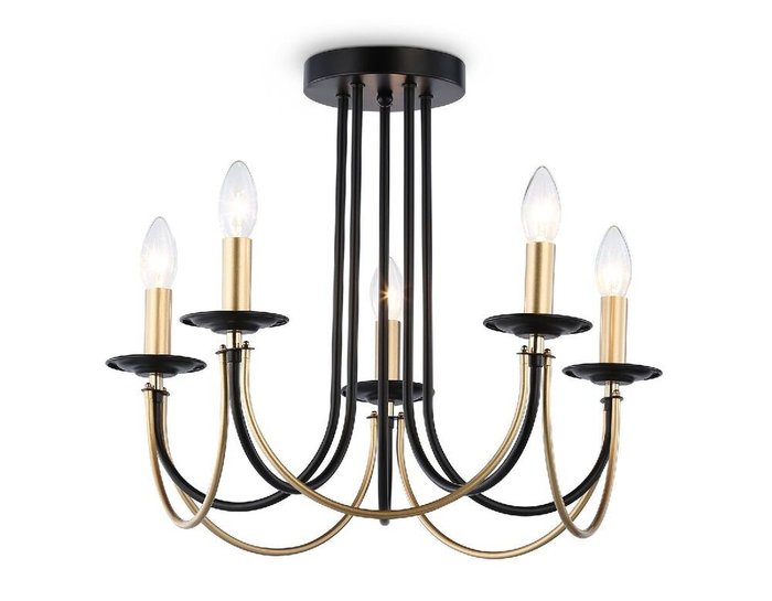 Потолочная люстра Modern TR9621 (металл, цвет черный)