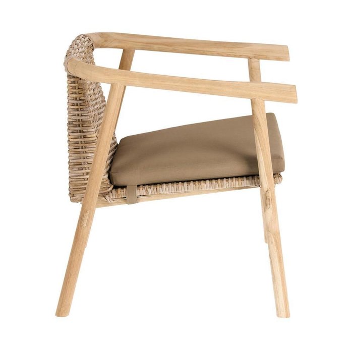 Кресло Yaira с плетенным сидением и спинкой - купить Интерьерные кресла по цене 49990.0